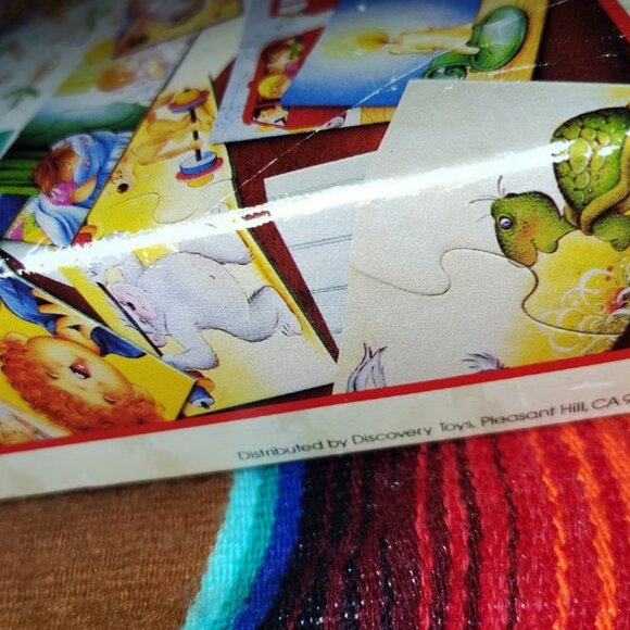 Discovery Toys Vintage Count & Contrast Puzzle Game Made In Spain Good Used Cond - Picture 7 of 10